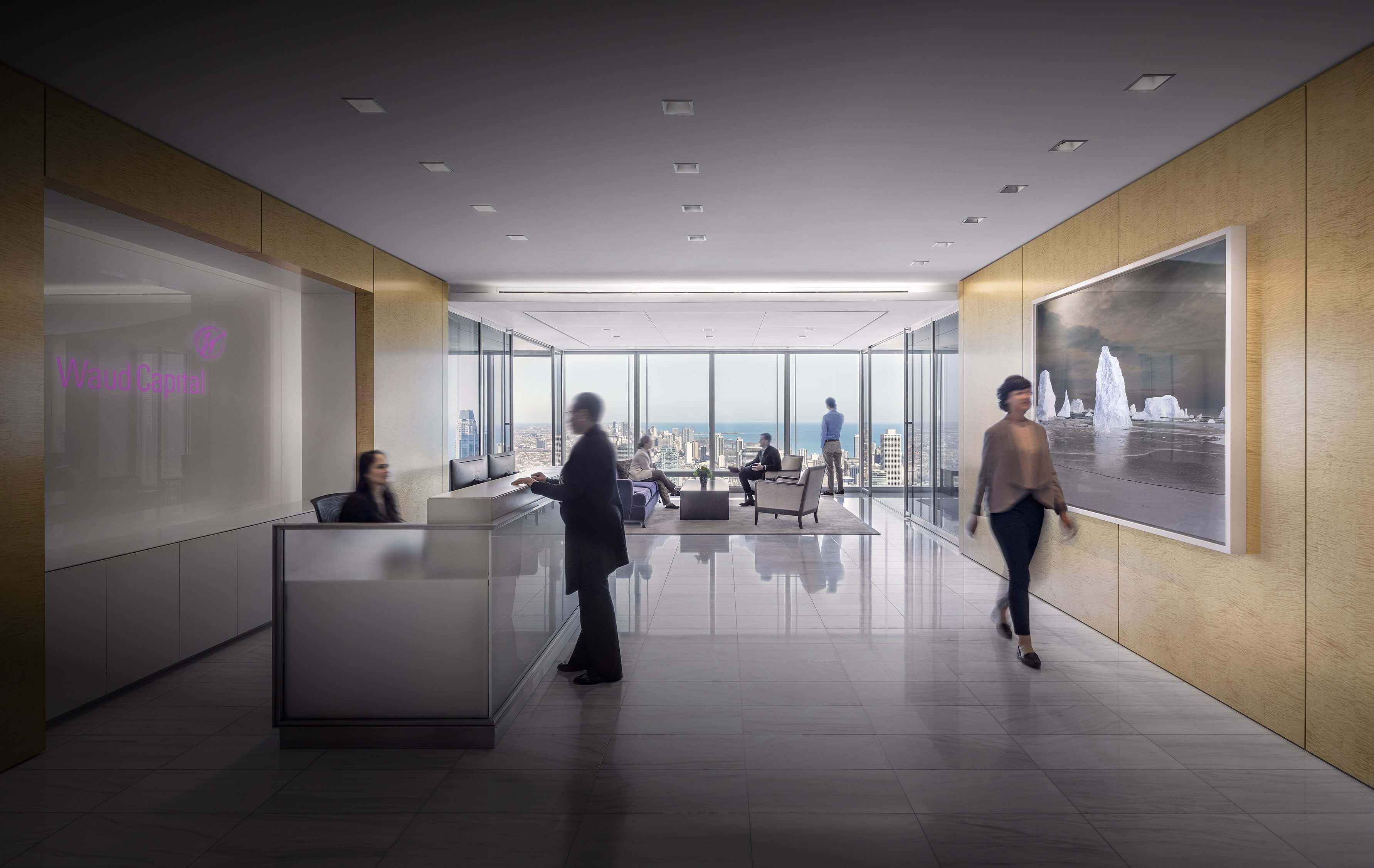 Banner - WCP lobby area in motion